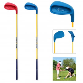 Blue Carbon Golf Clubs with Logo