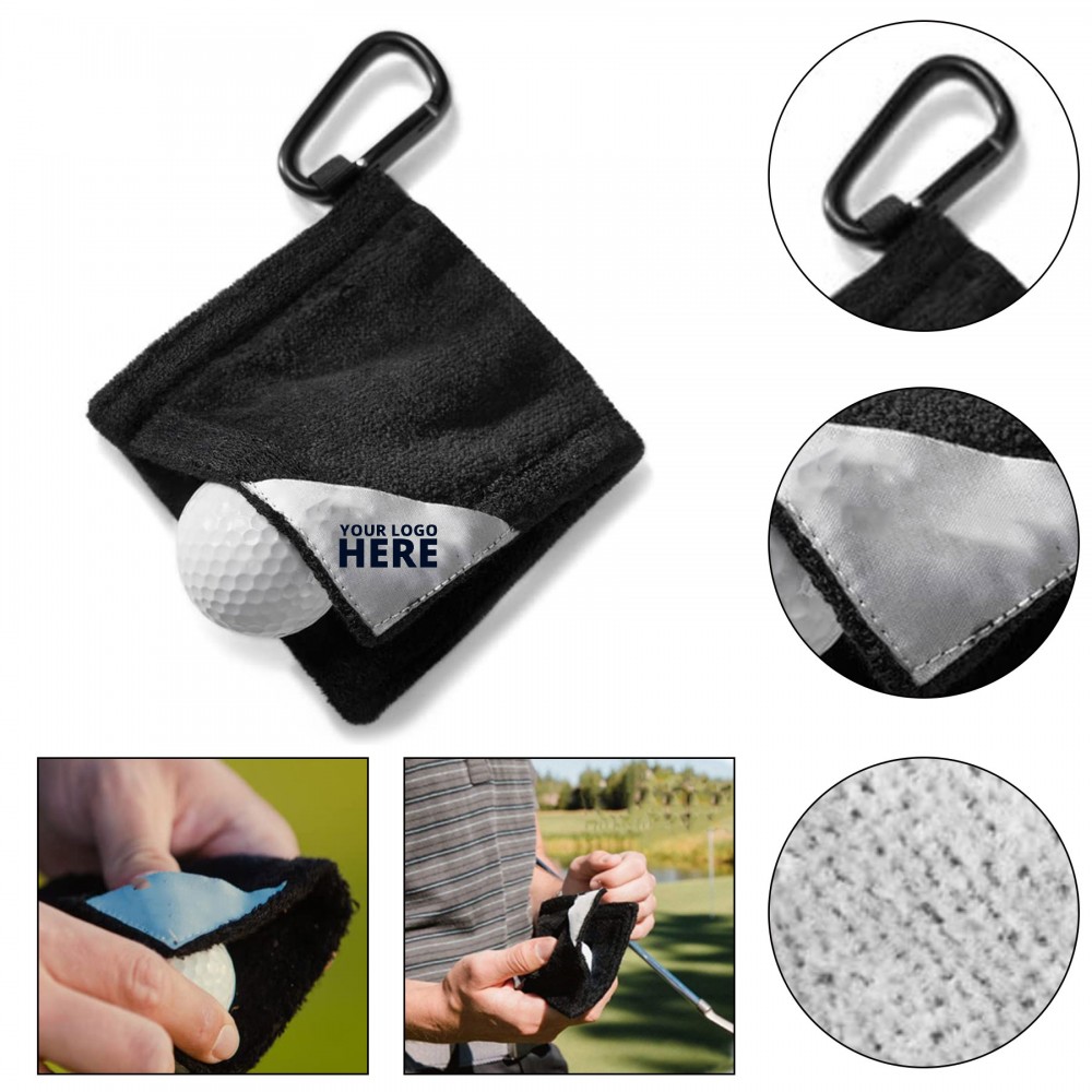 4 Inches Golf Ball Towel with Logo