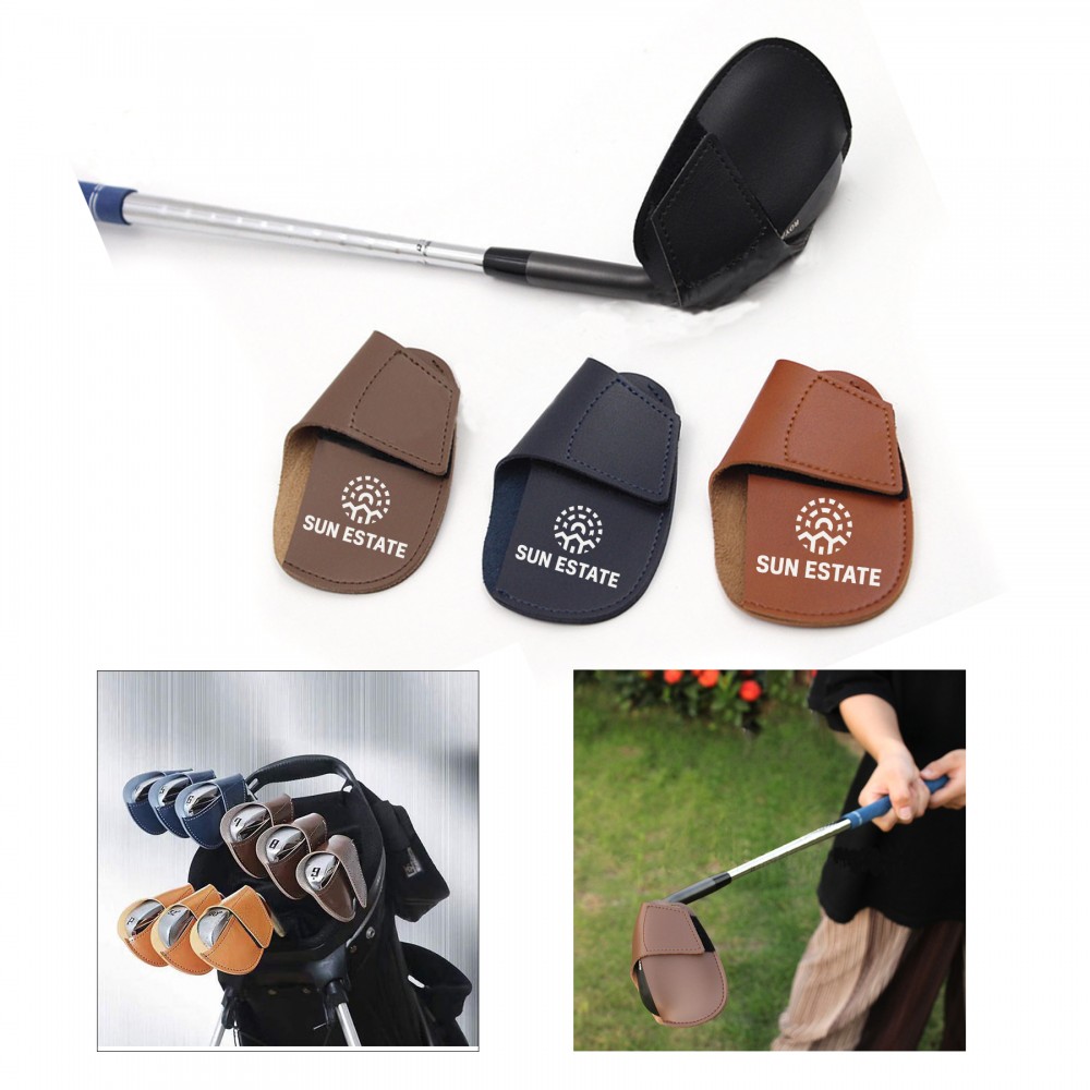 Promotional Golf Club Leather Headcover for Iron