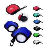 Personalized Durable Golf Ball Bag Golf Pouch Holder with Clip