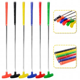 Stainless Steel Golf Putter with Silicone Head" with Logo