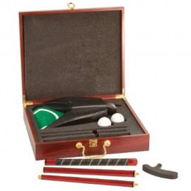 Custom Rosewood Finish Executive Indoor Golf (Laser engraved)  Custom Rosewood Finish Executive Indoor Golf (Laser engraved)