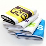 Logo Branded Recycled RPET Waffle Golf Rally Towels