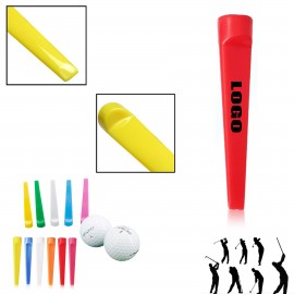 Plastic Flat Golf Tee with Logo