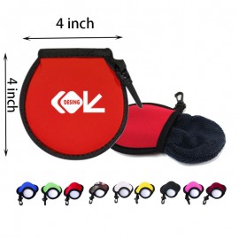 Golf Ball Cleaning Pouch With Clip with Logo