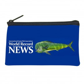 Logo Branded Zippered Pouch -- Medium