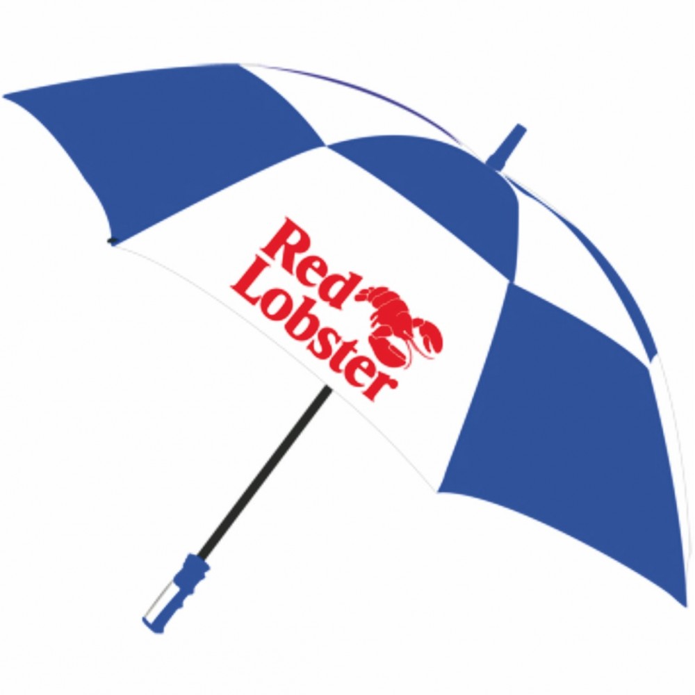 Custom Imprinted 62" Vented Golf Umbrella W/ Fiberglass Shaft Custom Imprinted 62" Vented Golf Umbrella W/ Fiberglass Shaft