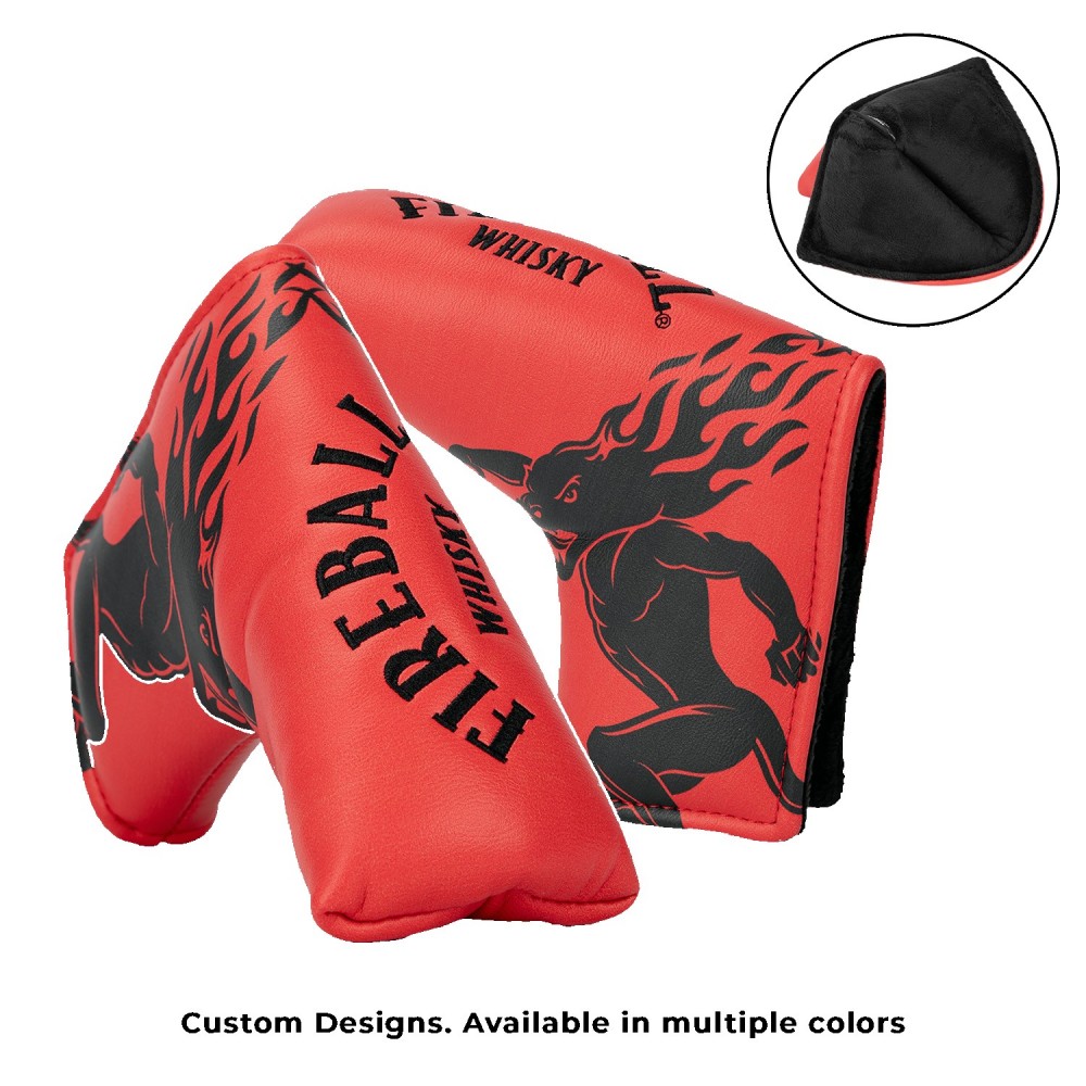 Promotional Dual Decoration Blade Putter Head Cover