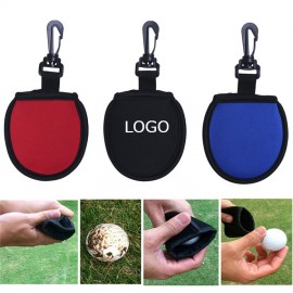 Customized Neoprene Golf Ball Washer Bag  Customized Neoprene Golf Ball Washer Bag