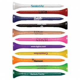 Pride Premium Wood Imprinted Golf Tee 2 1/8" - 1 Color with Logo