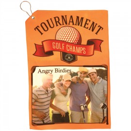 12" x 17.5" Custom Golf Towel with Logo