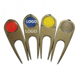 Metal Golf Divot Tool with Logo  Metal Golf Divot Tool with Logo