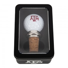 Team Golf Wine Stopper w/Tin with Logo