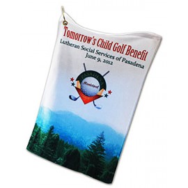 16" x 25" Golf Towel with Logo