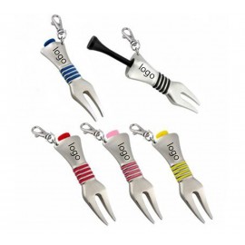 Metal Bending Golf Divot Repair Tool with Logo  Metal Bending Golf Divot Repair Tool with Logo