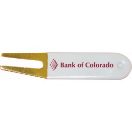 Rubber Coated Custom Divot Repair Tool / 1 Color with Logo  Rubber Coated Custom Divot Repair Tool / 1 Color with Logo