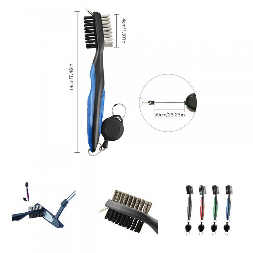 Golf Club Brush Groove Cleaner Logo Printed Golf Club Brush Groove Cleaner Logo Printed