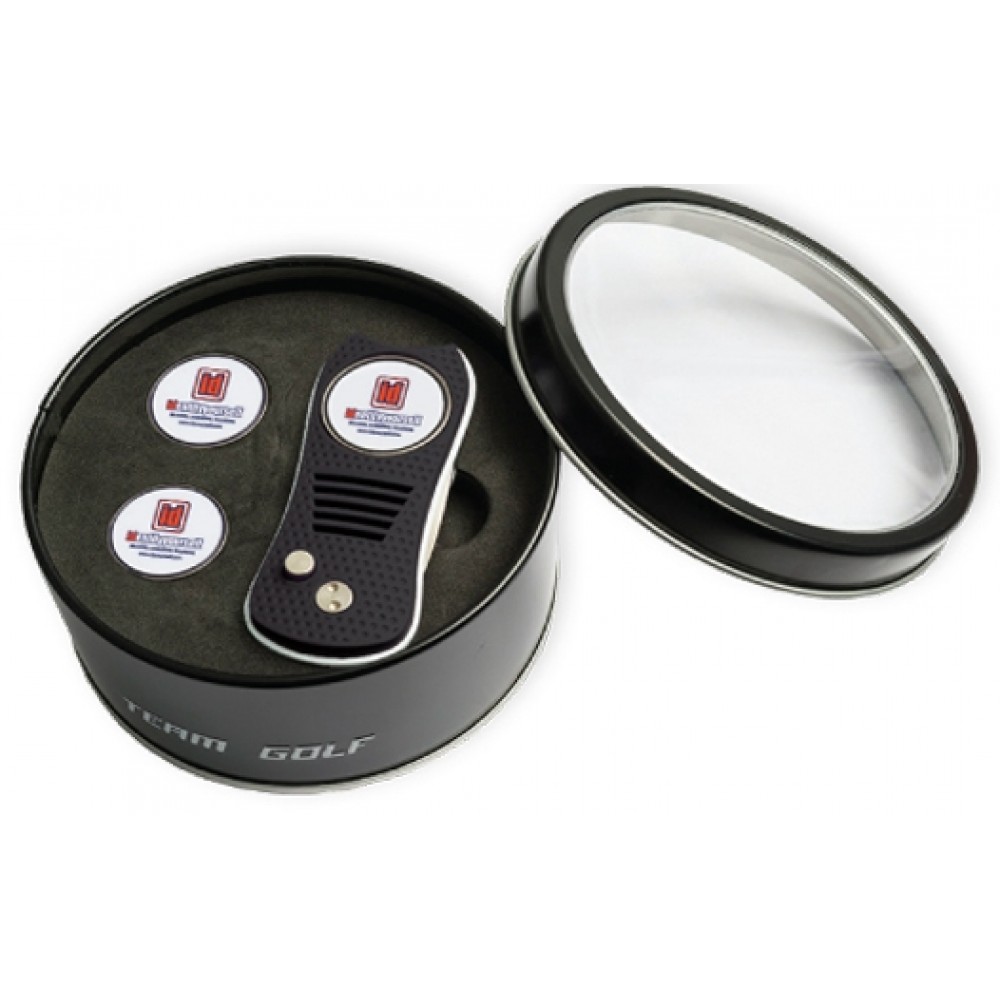 Switchblade Tin w/2 Ball Marks Logo Printed Switchblade Tin w/2 Ball Marks Logo Printed