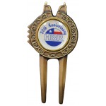 5-in-1 Divot Tool w/ Magnetic Ball Marker with Logo
