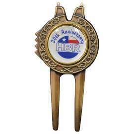 5-in-1 Divot Tool w/ Magnetic Ball Marker with Logo