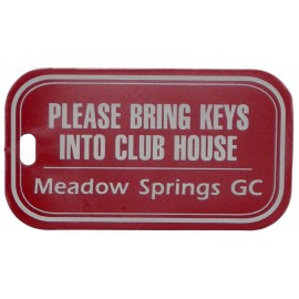 Personalized Sandie Rectangle Plastic Bag Tag (2"x3 1/2")