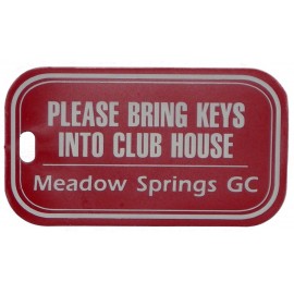 Personalized Sandie Rectangle Plastic Bag Tag (2"x3 1/2")