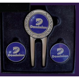 Celtic Divot Tool Gift Set W/ Money Clip, Hat Clip & Extra Ball Marker with Logo