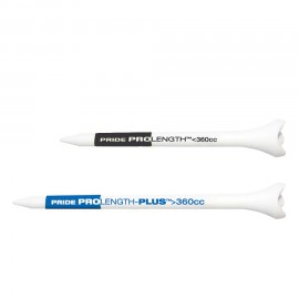 Custom Pride Performance Plain Plastic Golf Tees 2 " - 1 Color Shank Imprint