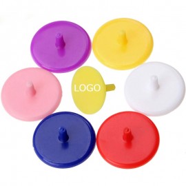 Promotional Plastic Round Golf Ball Markers