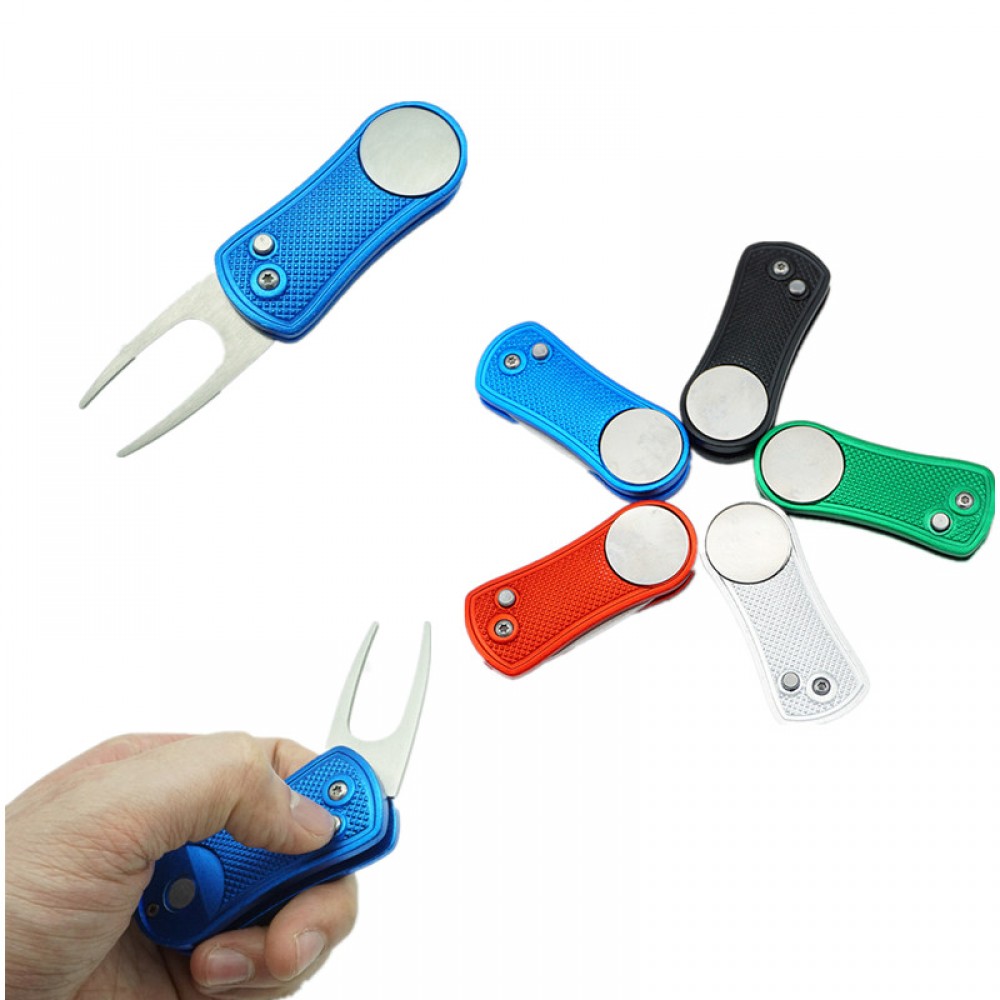 Foldable Golf Divot Fixer Logo Printed Foldable Golf Divot Fixer Logo Printed