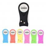 Personalized Foldable Golf Divot Tool with Pop-up Button & Magnetic Ball Marker