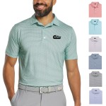 Logo Branded FootJoy Men's Stellar Print Lisle Polo