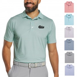 Logo Branded FootJoy Men's Stellar Print Lisle Polo