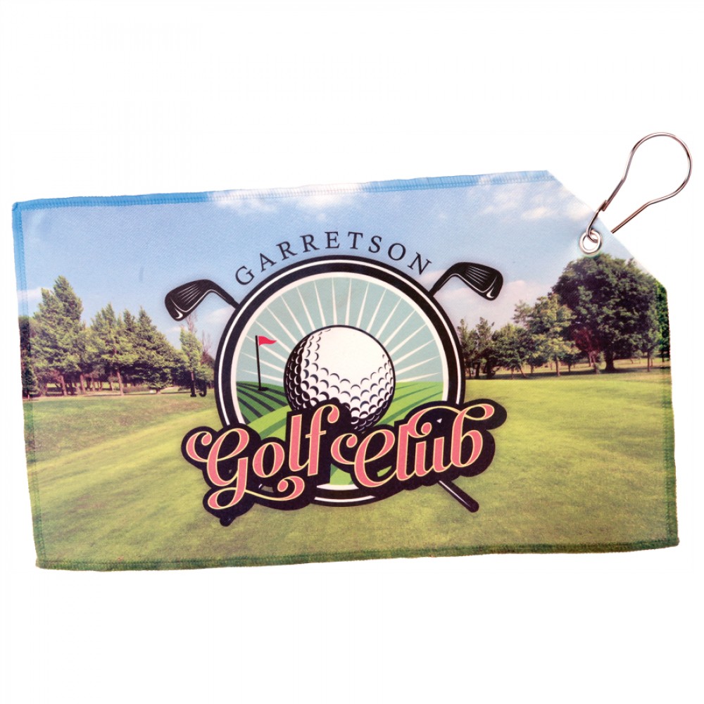 Personalized 7.5" x 13" Custom Golf Towel