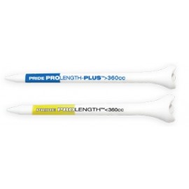 Promotional Pride Performance Plain Plastic Golf Tees 3 1/4" - 2 Color Shank Imprint