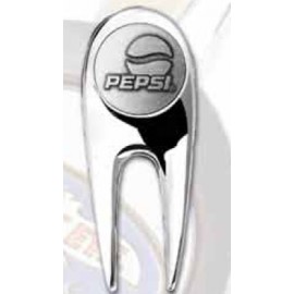 Classic Imported Repair Tool Nickel w/ Enamel Ball Marker with Logo  Classic Imported Repair Tool Nickel w/ Enamel Ball Marker with Logo