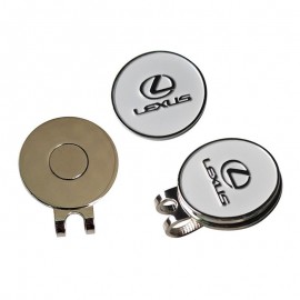 Magnetic Golf Hat Clip with Ball Marker with Logo  Magnetic Golf Hat Clip with Ball Marker with Logo