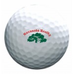 Logo Printed White Virgin Golf Ball (Bulk) with Multi Color Imprint