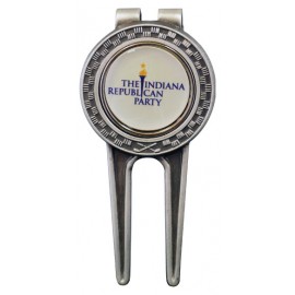 Personalized Divot Tool w/ Ball Marker & Belt Clip