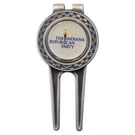 Divot Tool w/ Ball Marker & Belt Clip with Logo