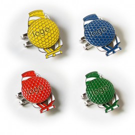 Magnetic Golf Hat Clip with Ball Marker with Logo Magnetic Golf Hat Clip with Ball Marker with Logo