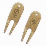 Stamped Solid Brass Repair Tool with Logo