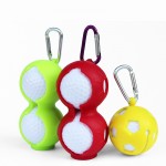 Customized Silicone Golf Ball Holder with Clip