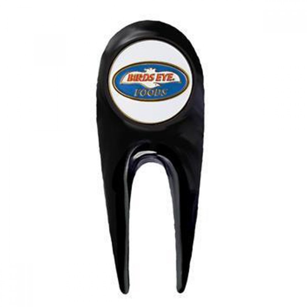 Logo Branded Imported Classic Repair Tool Black Nickel w/ ColorQuick Ball Marker Logo Branded Imported Classic Repair Tool Black Nickel w/ ColorQuick Ball Marker
