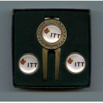 Customized Celtic Divot Tool Gift Set W/ Ball Markers & Money Clip