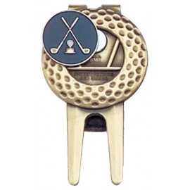 Divot Tool w/ Ball Marker & Belt Clip with Logo