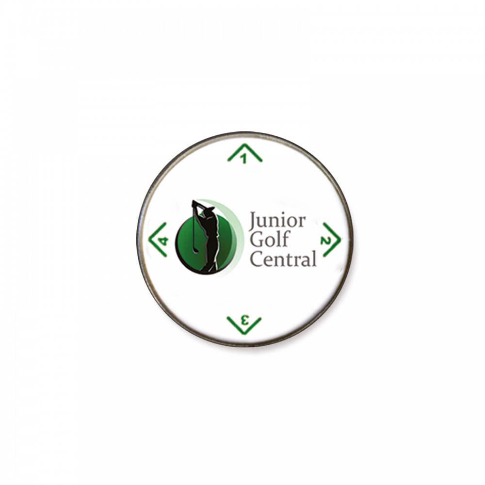 Logo Branded Magnetic Golf Marker
