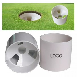 Golf Hole Cup for Practice Putting Green with Logo  Golf Hole Cup for Practice Putting Green with Logo