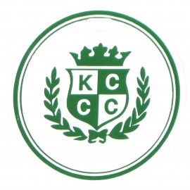 Eagle 2 1/2" Round Plastic Bag Tag w/ Strap with Logo