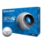 TaylorMade TP5 White Golf Balls (Dozen) with Logo